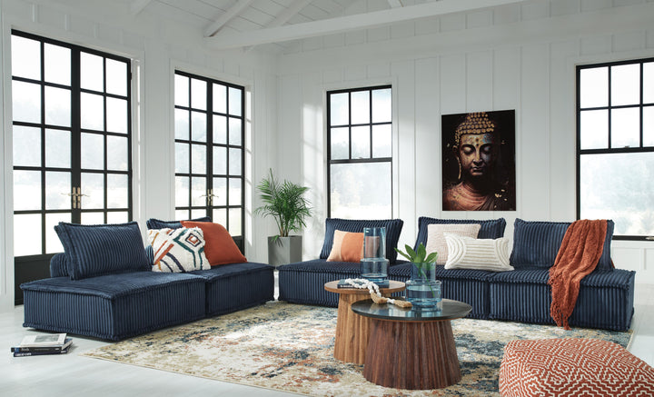 Bales 5-Piece Modular Seating - Blue (4)