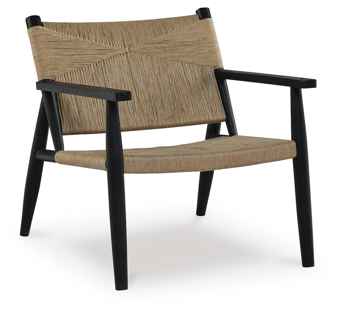 Halfmore Accent Chair - Black (1)