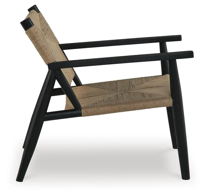 Halfmore Accent Chair - Black (4)