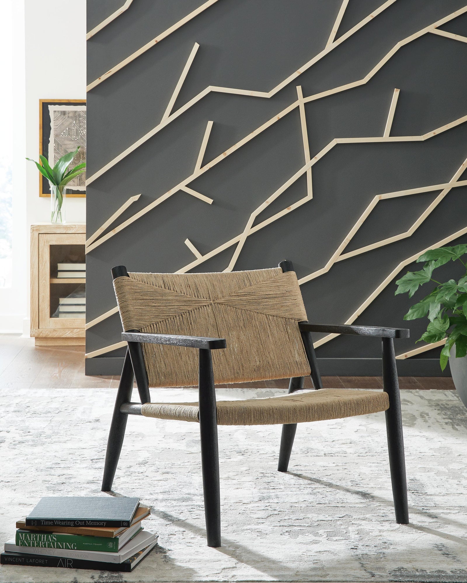 Halfmore Accent Chair - Black (2)