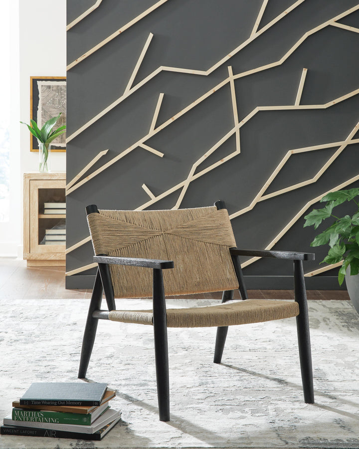 Halfmore Accent Chair - Black (2)