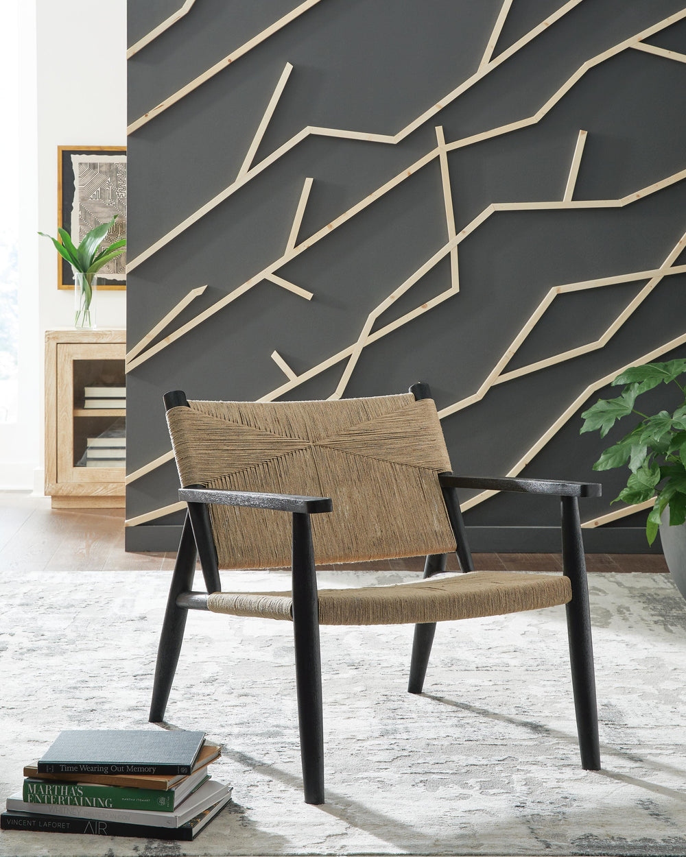 Halfmore Accent Chair - Black (2)