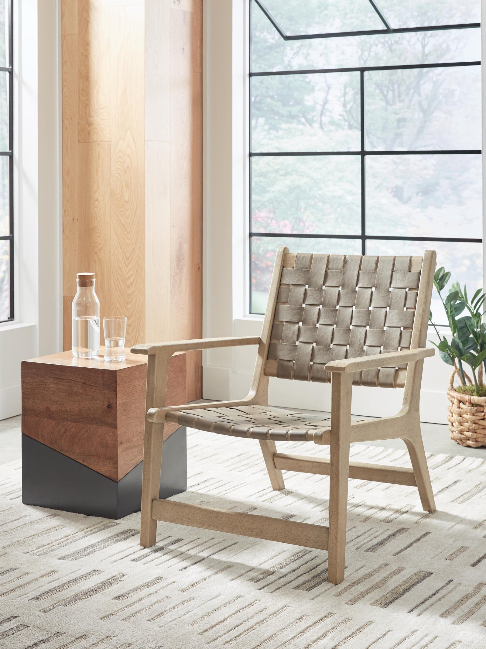 Jameset Accent Chair - Light Brown (2)