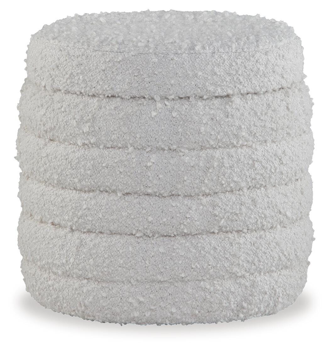 Duntler Storage Ottoman - Pearl Silver (1)