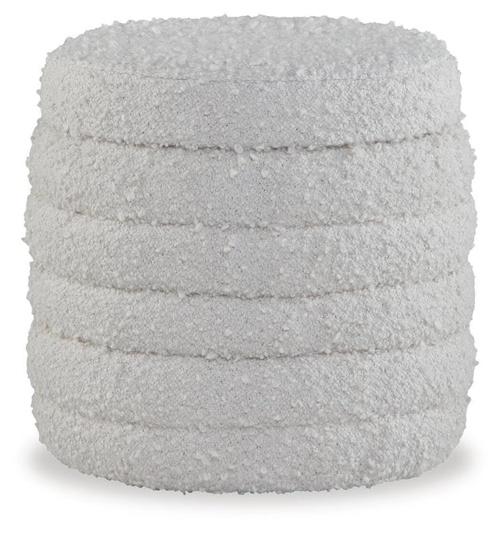 Duntler Storage Ottoman - Pearl Silver (1)