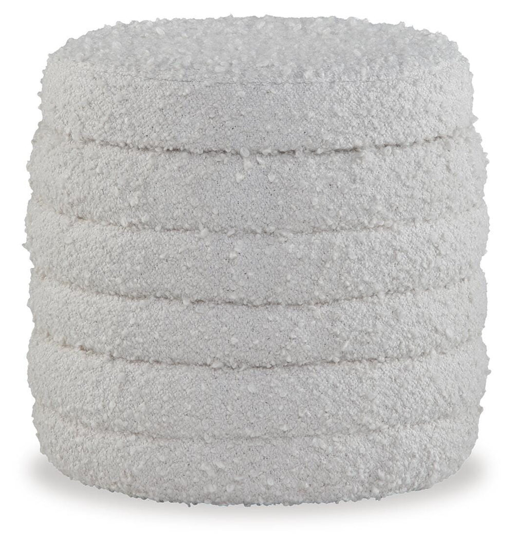 Duntler Storage Ottoman - Pearl Silver (1)
