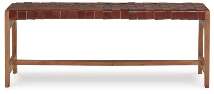 Lemmund Accent Bench - Dark Brown (3)
