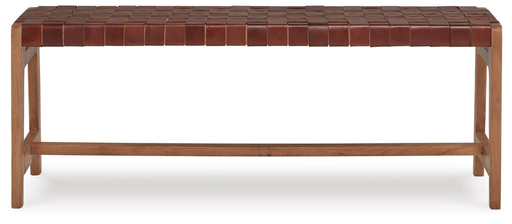 Lemmund Accent Bench - Dark Brown (3)