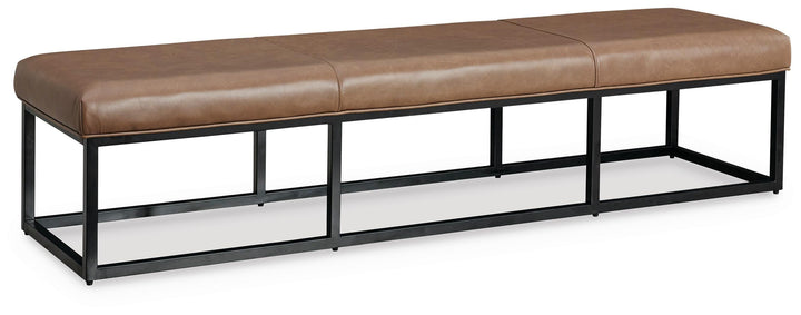 Joston Accent Bench - Light Brown (1)