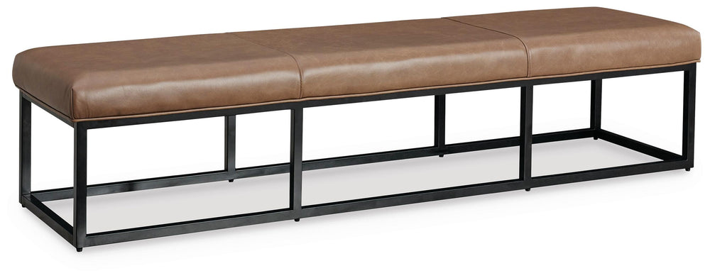 Joston Accent Bench - Light Brown (1)