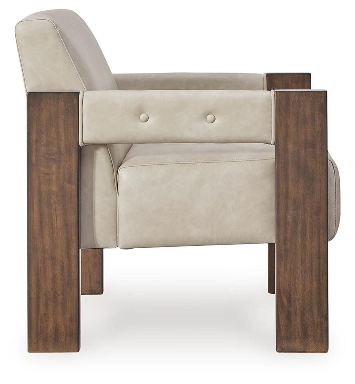 Adlanlock Accent Chair - Beige (4)