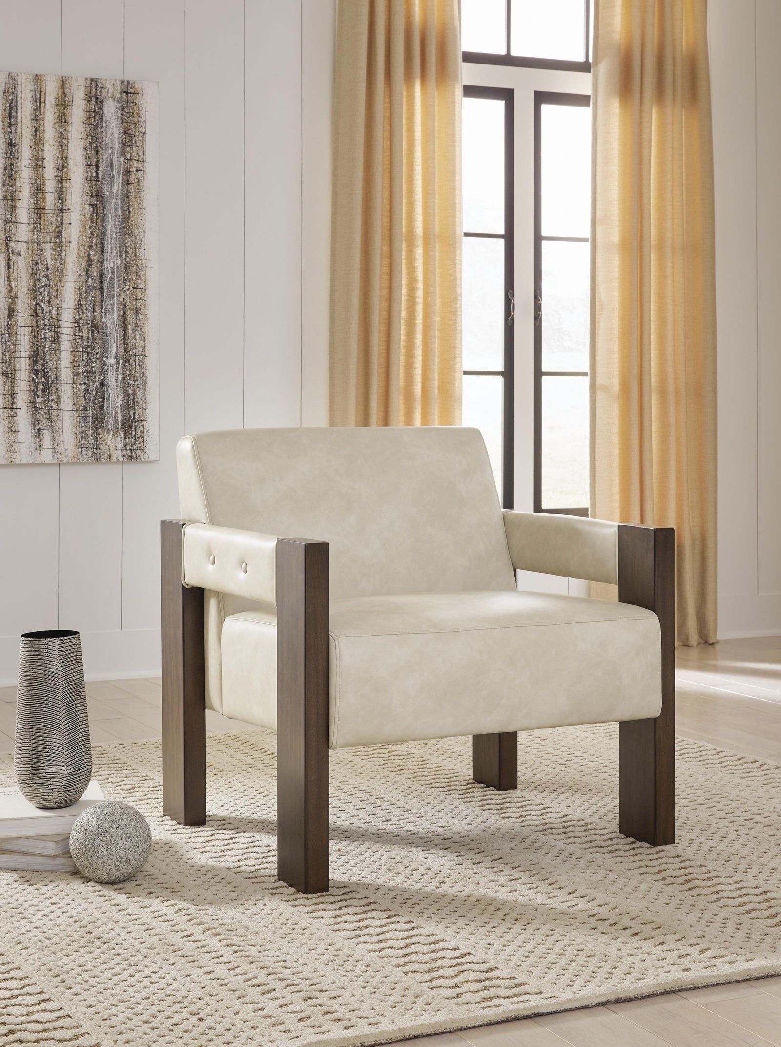 Adlanlock Accent Chair - Beige (2)