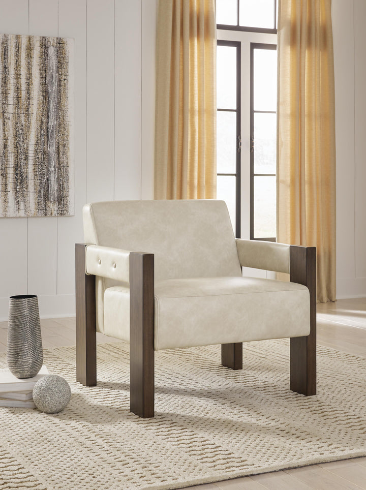Adlanlock Accent Chair - Beige (2)