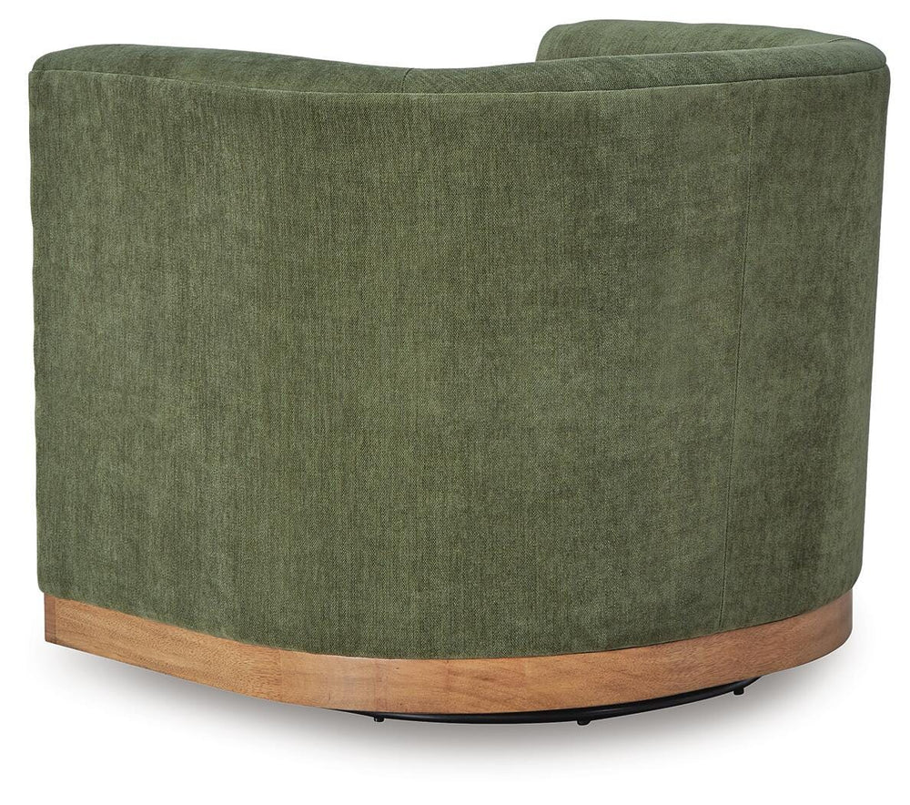 Jersonlow Swivel Accent Chair - Green (5)