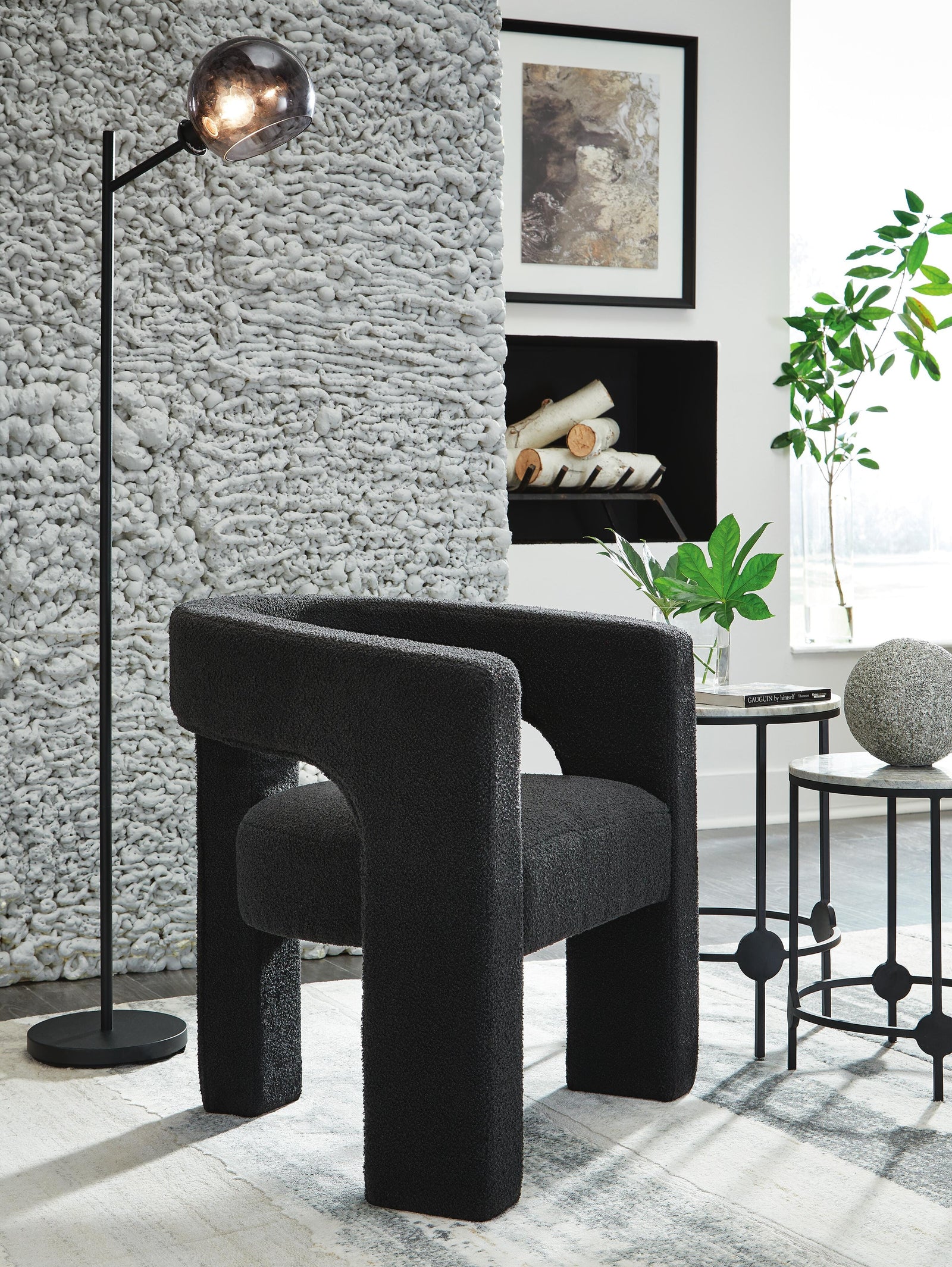 Landick Accent Chair - Black (2)