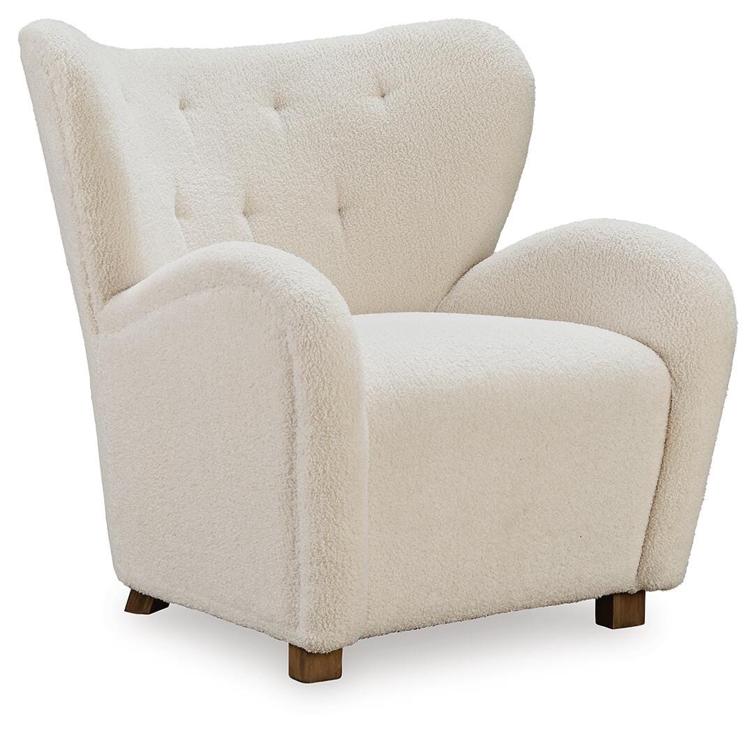 Larbell Accent Chair - White (1)