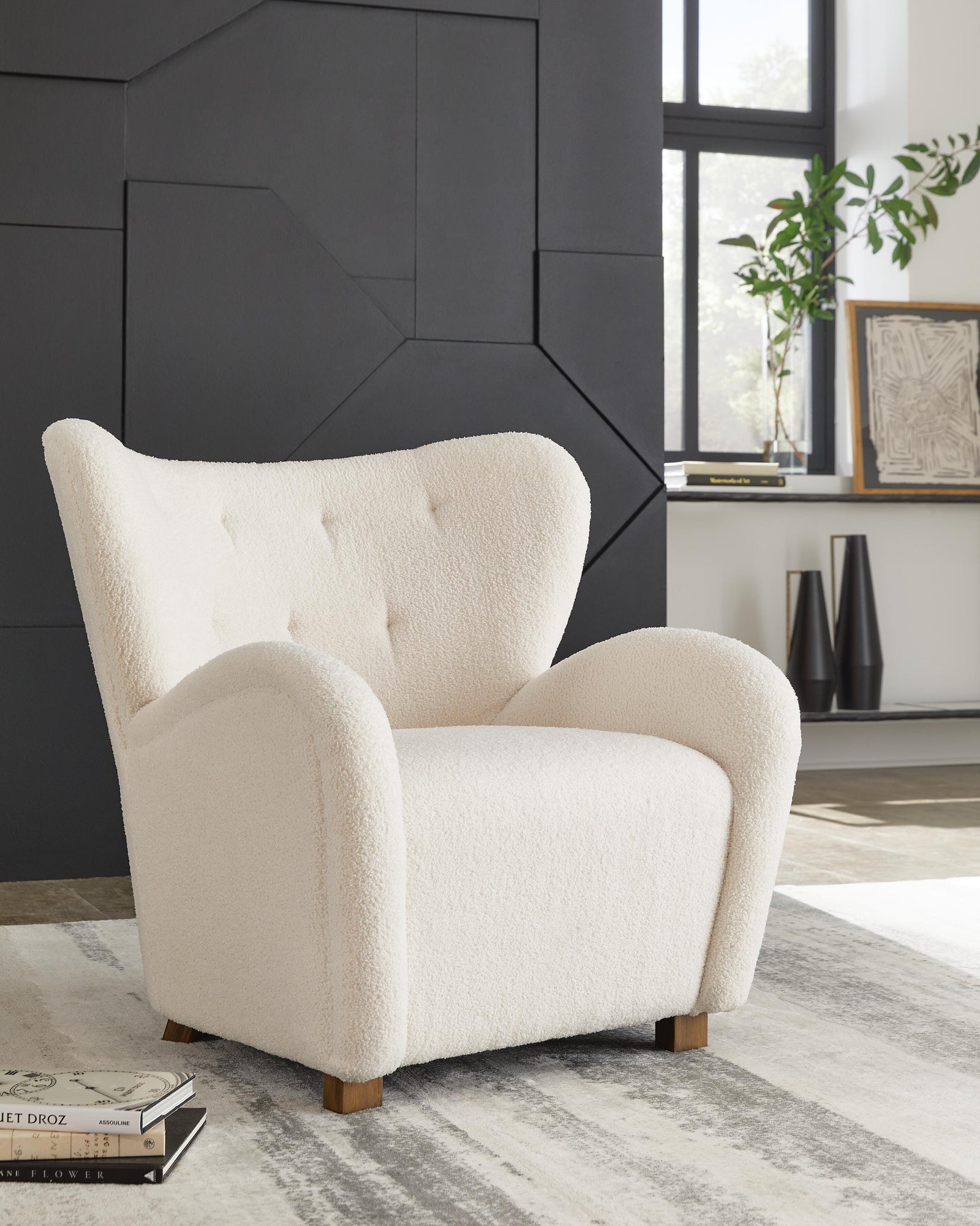 Larbell Accent Chair - White (2)