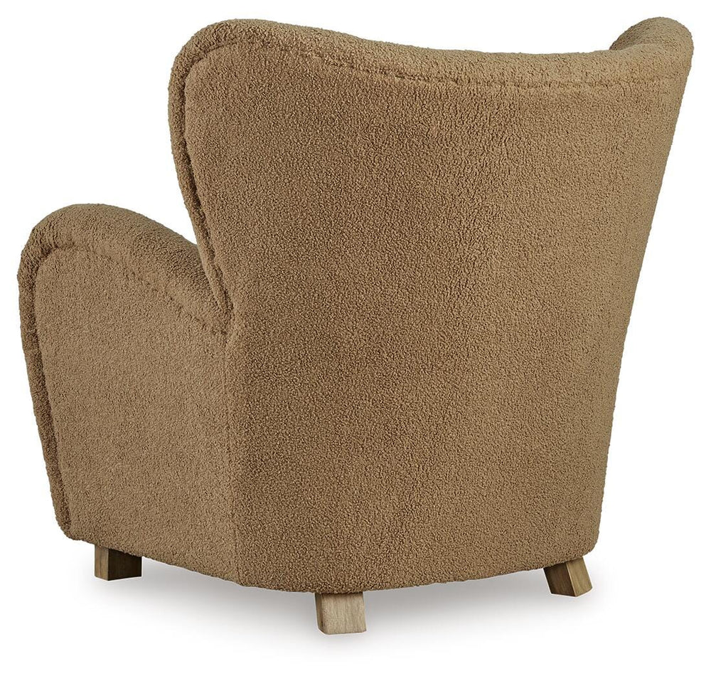 Larbell Accent Chair - Light Brown (5)