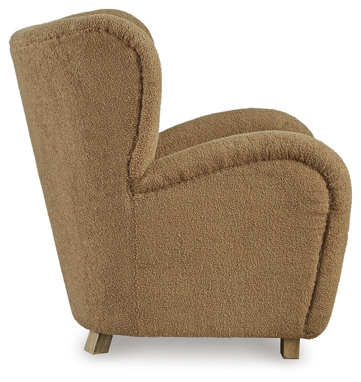 Larbell Accent Chair - Light Brown (4)
