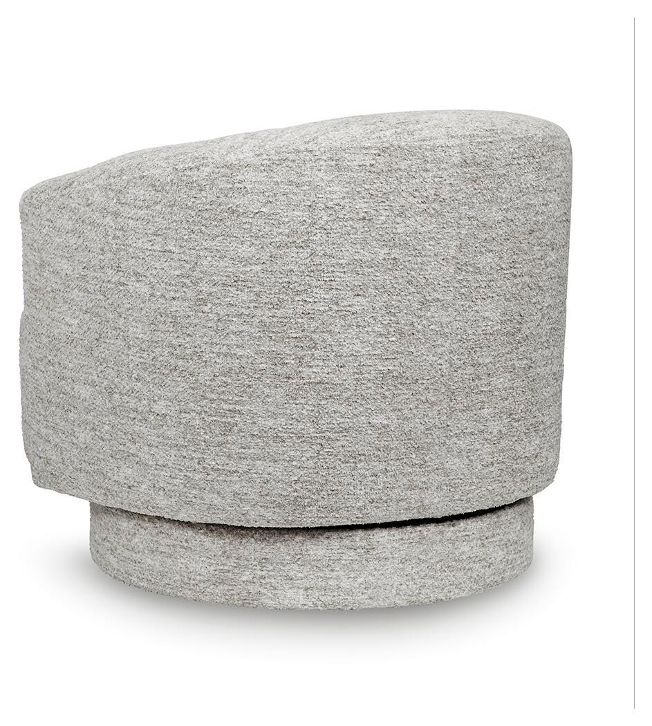 Wardsor Swivel Accent Chair - Gray (5)
