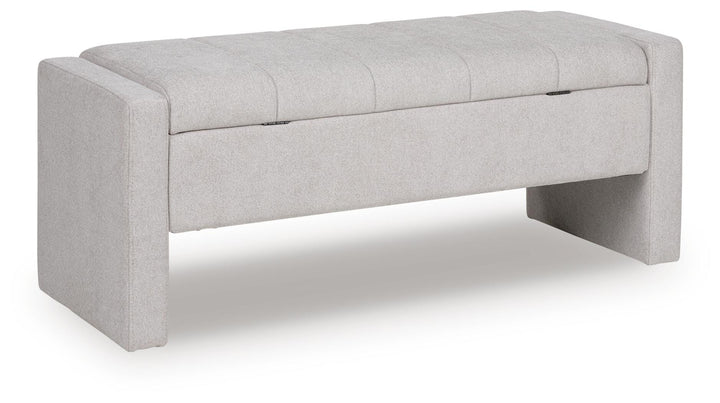 Akselman Storage Bench - Gray (5)