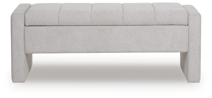 Akselman Storage Bench - Gray (4)