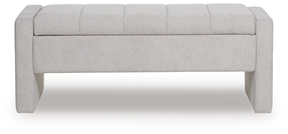 Akselman Storage Bench - Gray (4)