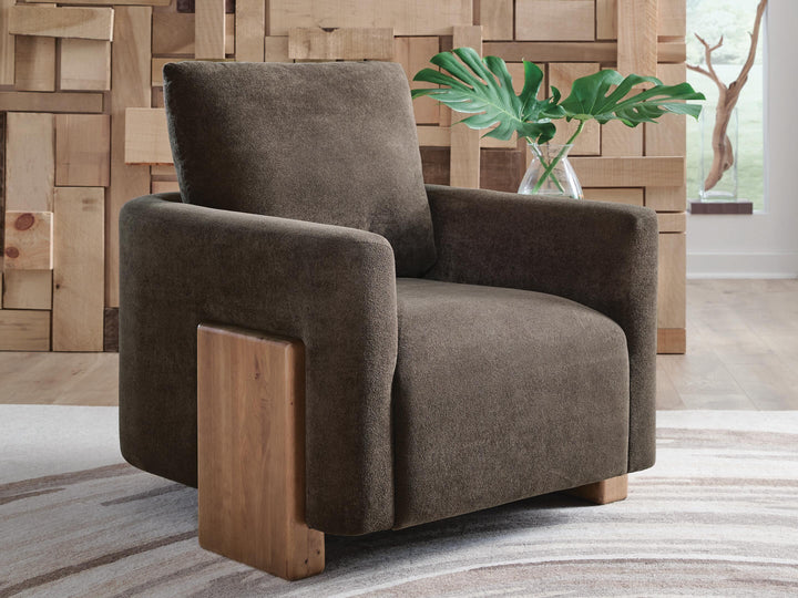 Dairlett Accent Chair - Dark Brown (2)
