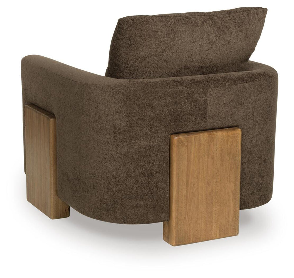 Dairlett Accent Chair - Dark Brown (5)