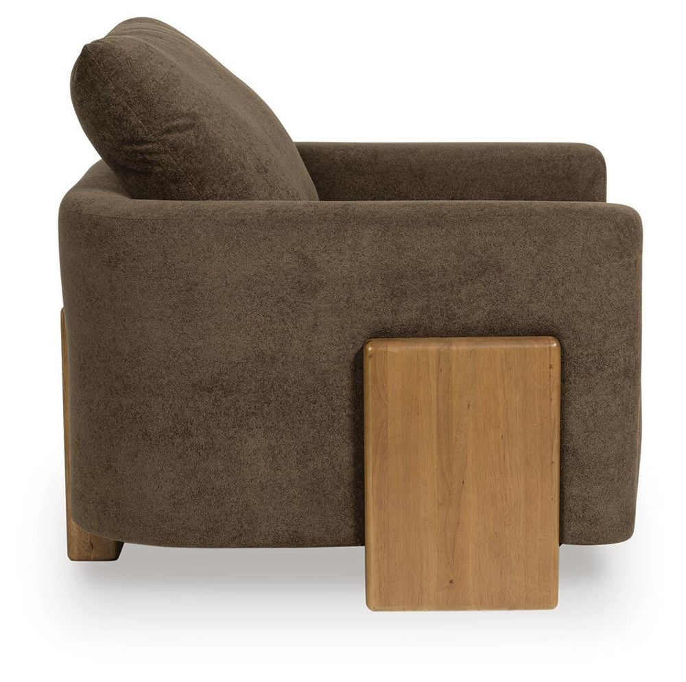 Dairlett Accent Chair - Dark Brown (4)