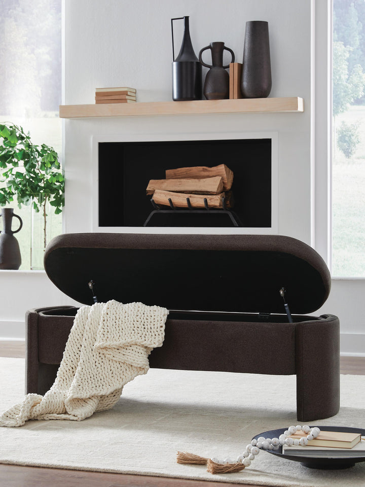 Vavuniya Storage Bench - Dark Brown (5)