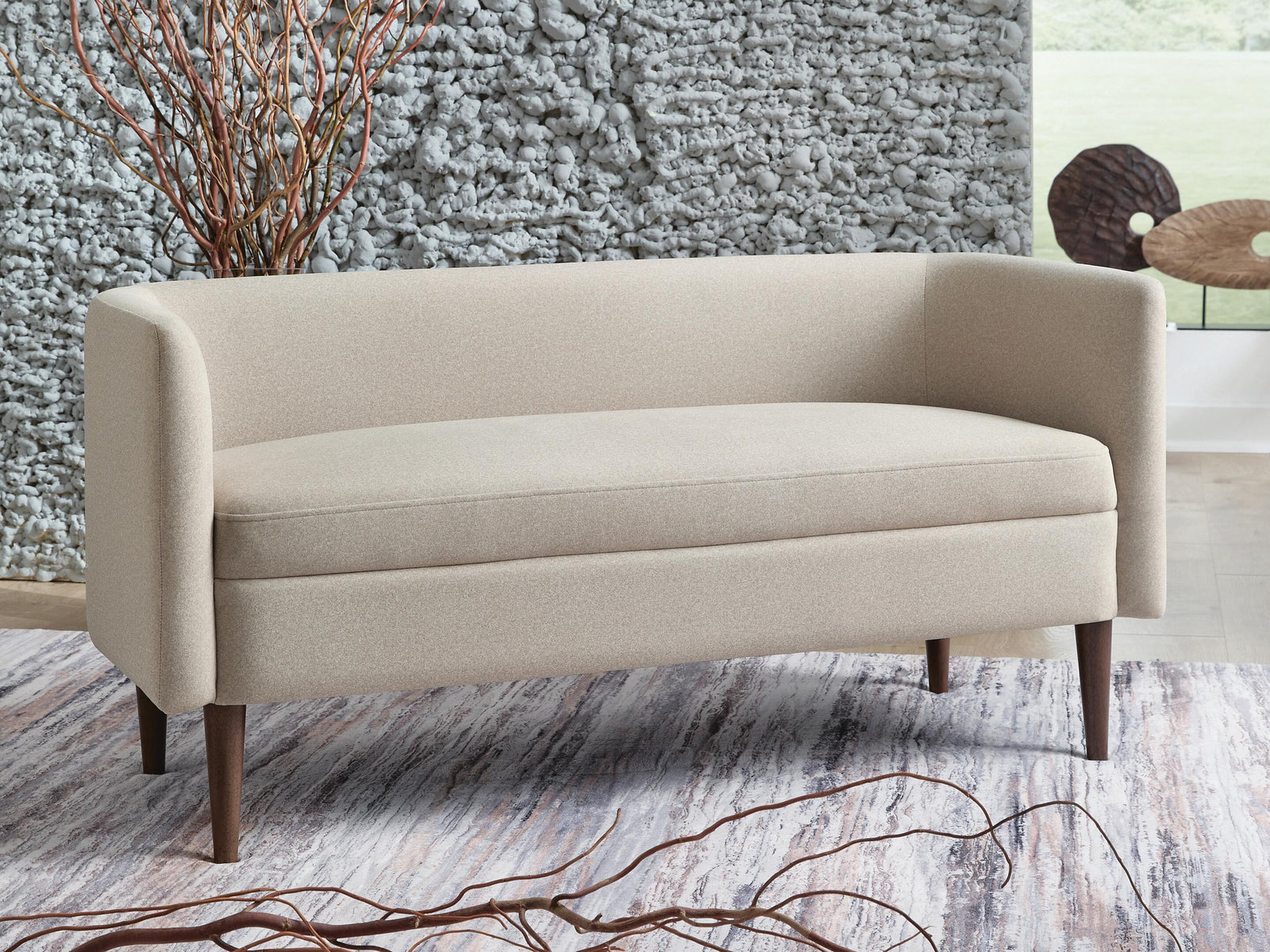 Wainner Accent Bench - Beige (2)