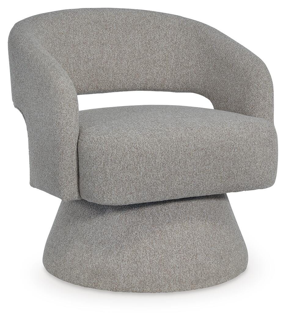 Nashkins Swivel Accent Chair - Gray (1)