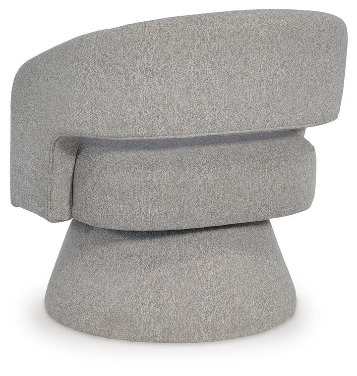 Nashkins Swivel Accent Chair - Gray (5)