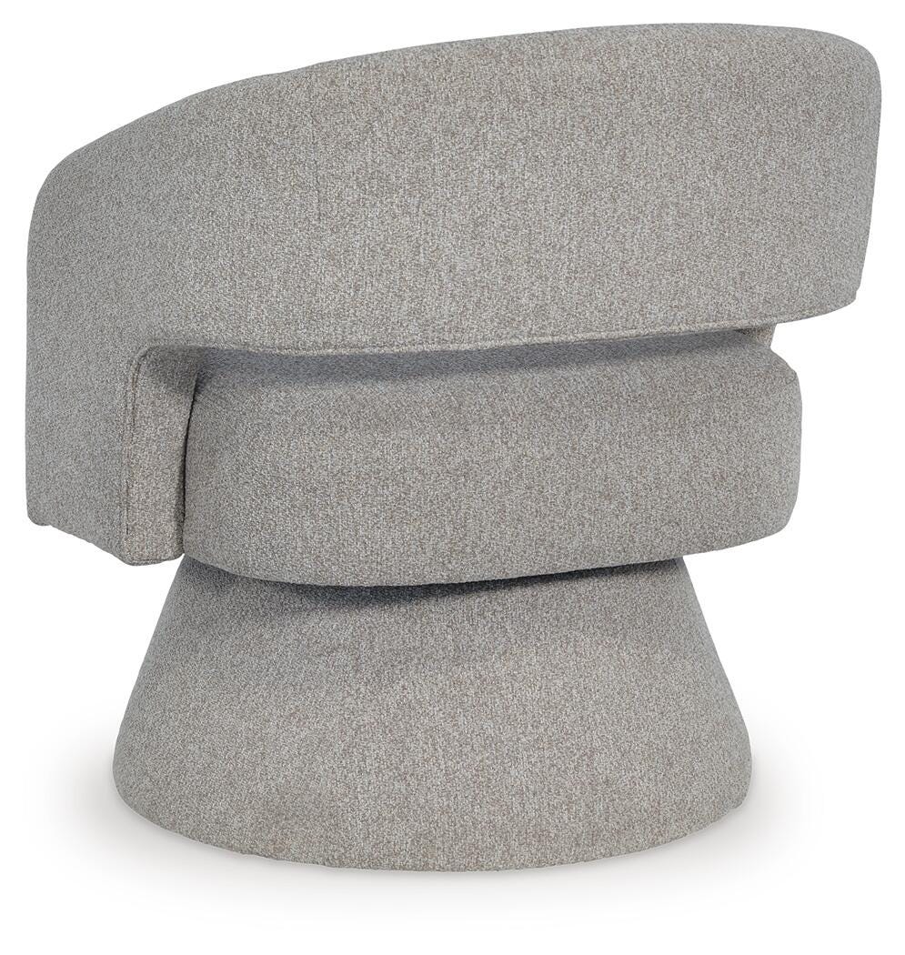 Nashkins Swivel Accent Chair - Gray (5)