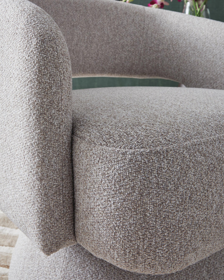 Nashkins Swivel Accent Chair - Gray (6)