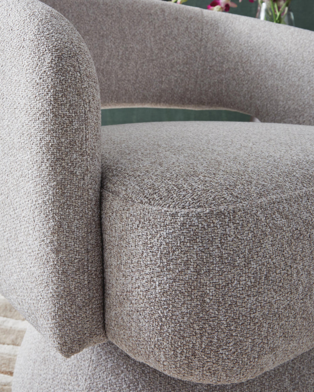 Nashkins Swivel Accent Chair - Gray (6)