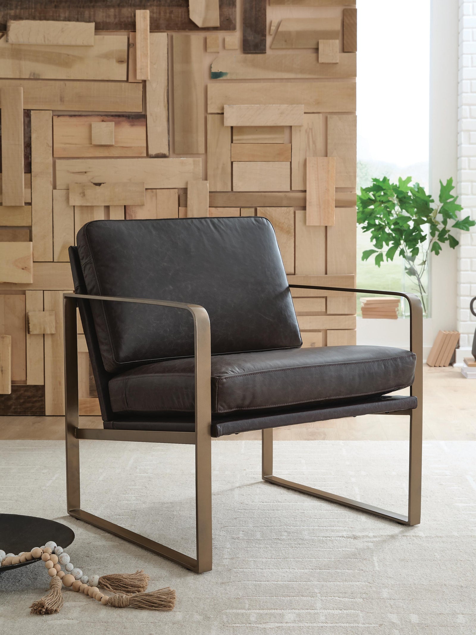 Bradett Accent Chair - Dark Brown (2)