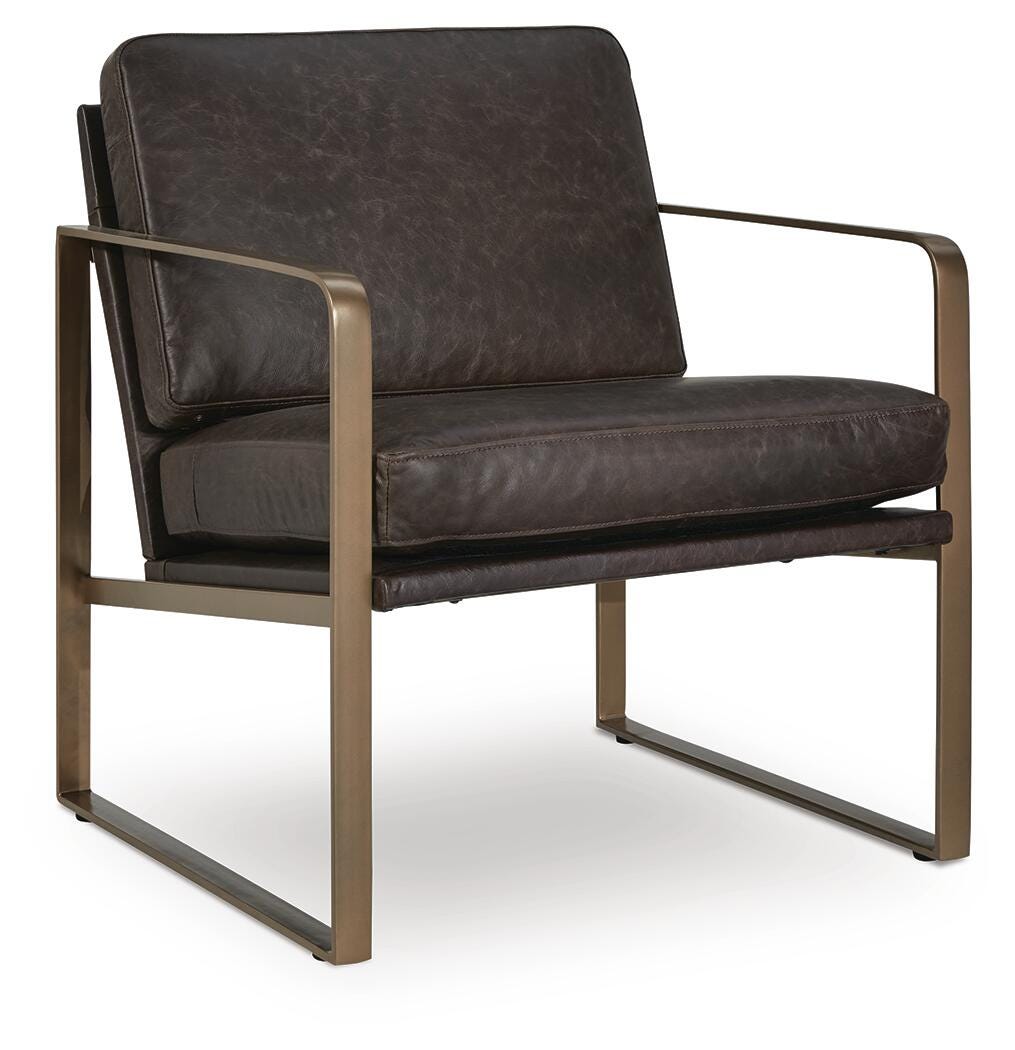 Bradett Accent Chair - Dark Brown (1)
