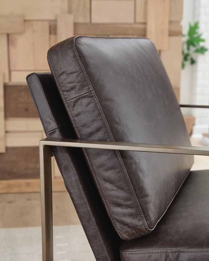 Bradett Accent Chair - Dark Brown (6)