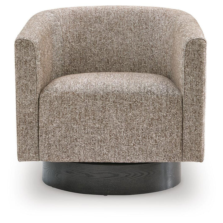 Jorryn Swivel Accent Chair - Brown (3)