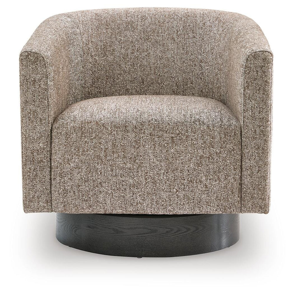 Jorryn Swivel Accent Chair - Brown (3)