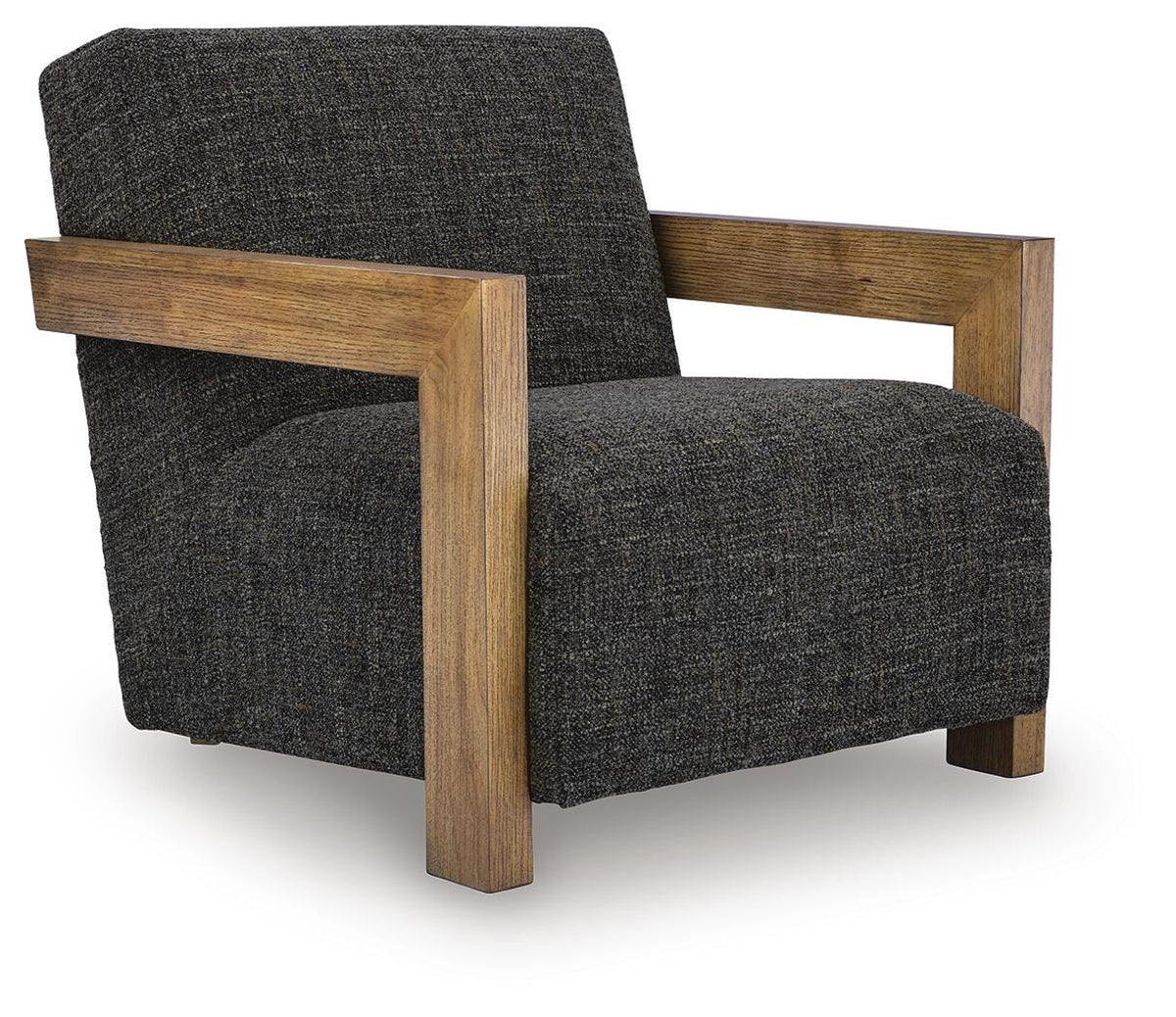 Dorney Accent Chair - Charcoal/Brown (1)