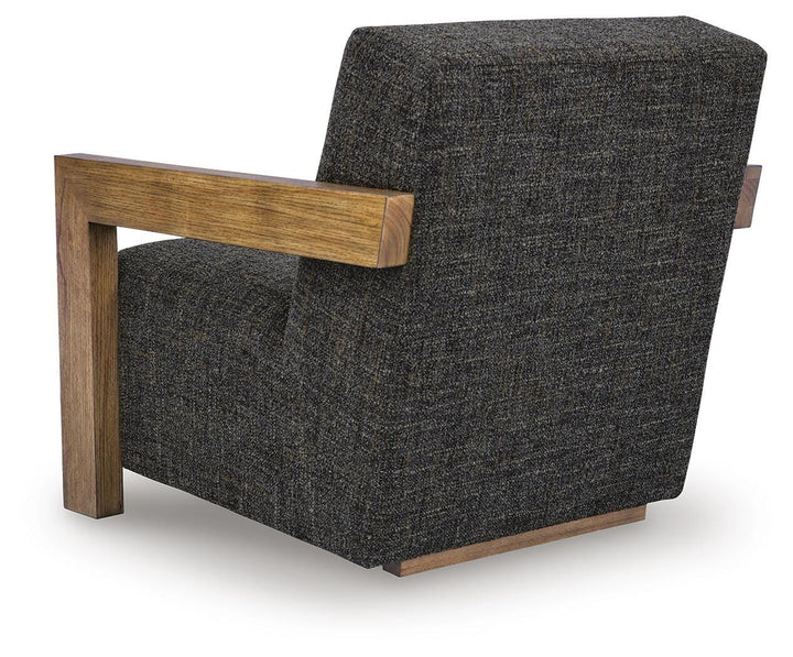 Dorney Accent Chair - Charcoal/Brown (5)