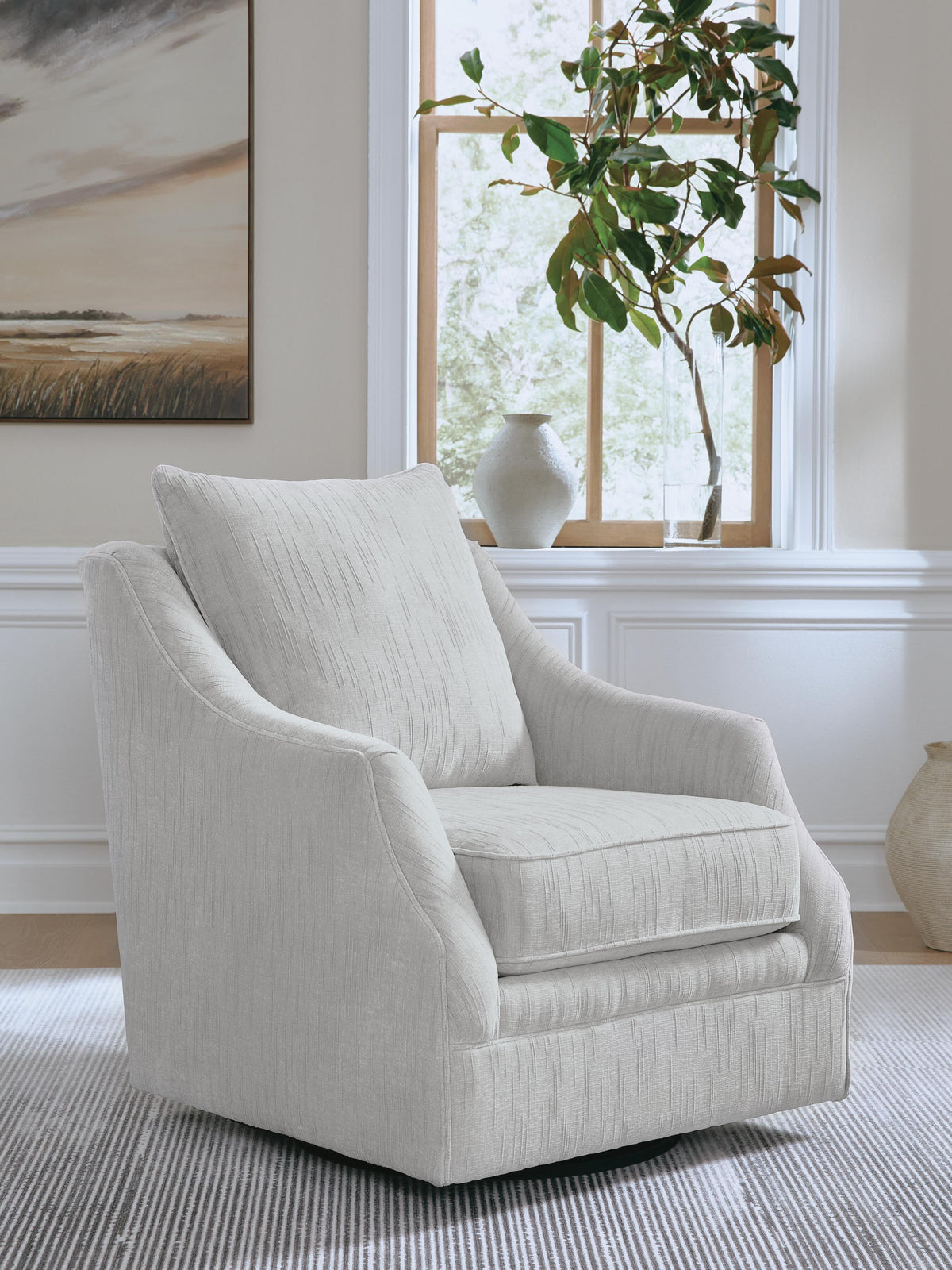 Gubbins Swivel Accent Chair - Gray (2)