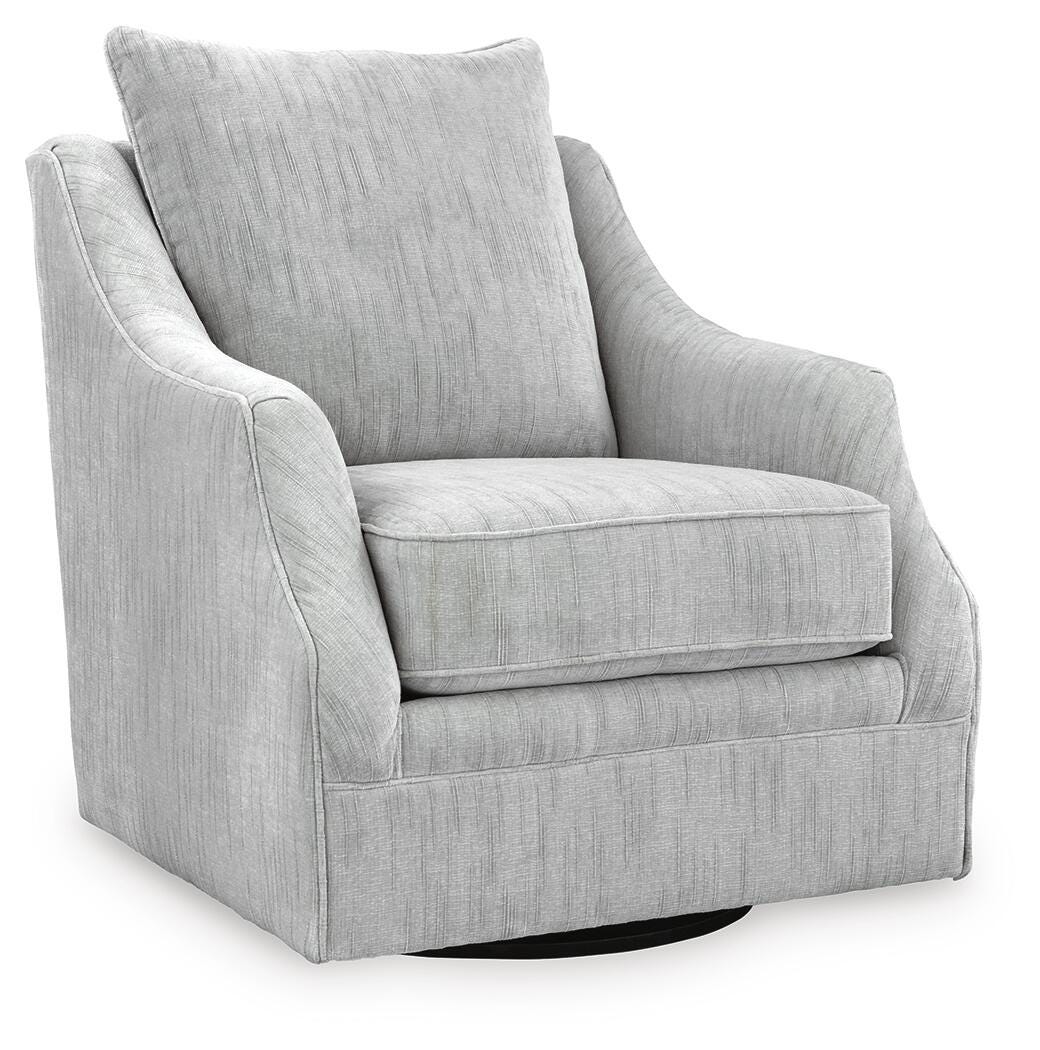 Gubbins Swivel Accent Chair - Gray (1)
