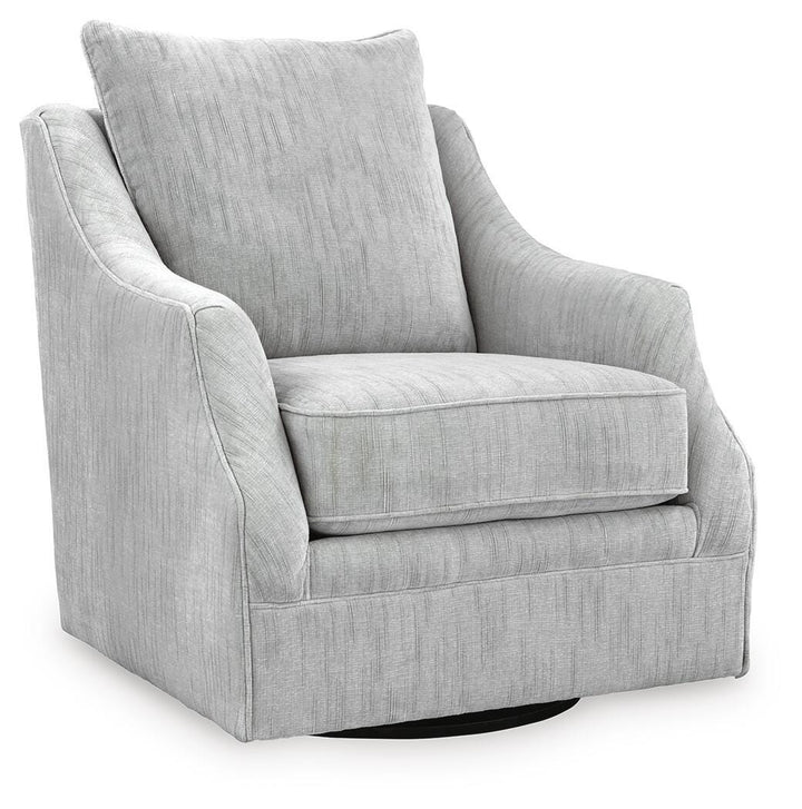 Gubbins Swivel Accent Chair - Gray (1)