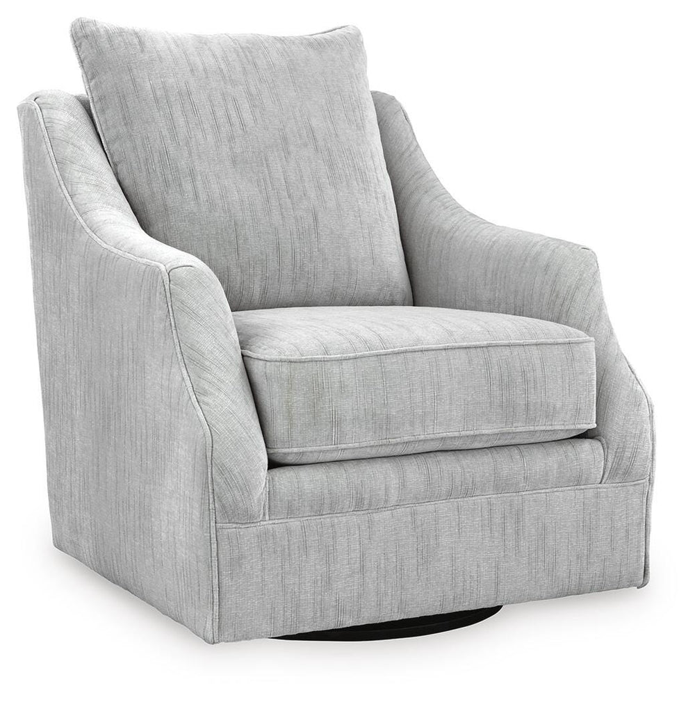 Gubbins Swivel Accent Chair - Gray (1)