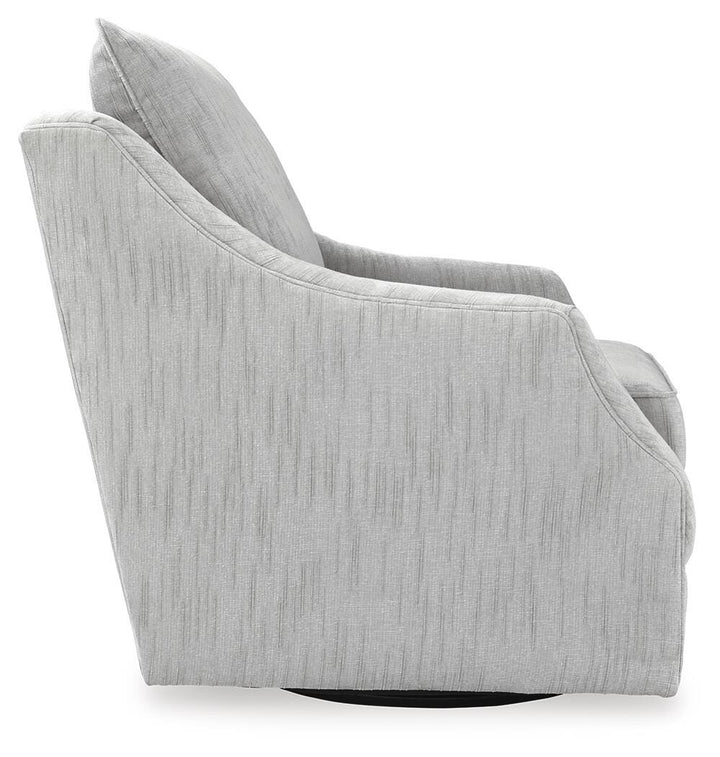 Gubbins Swivel Accent Chair - Gray (4)