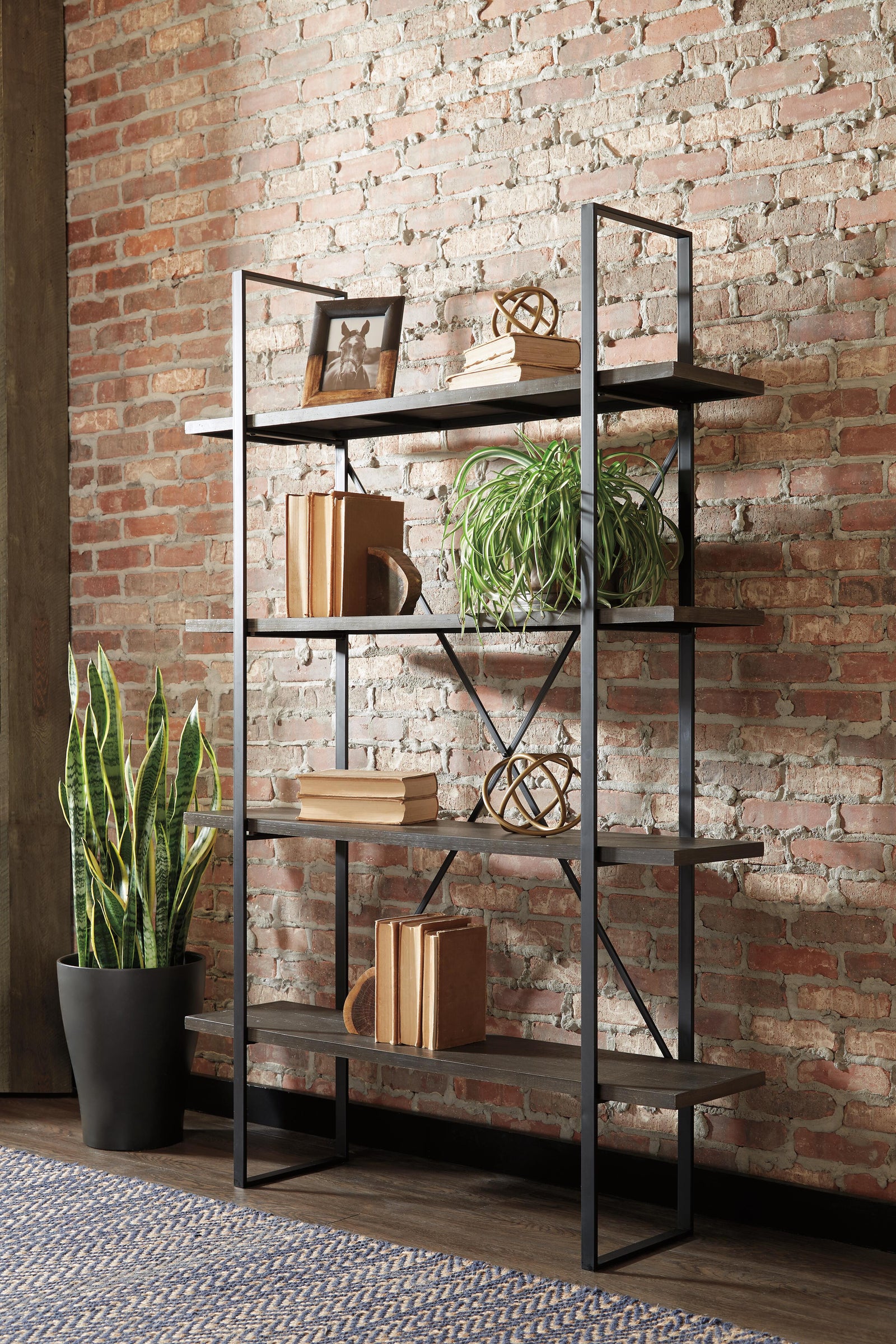 Gilesgrove Bookcase - Dark Gray (2)